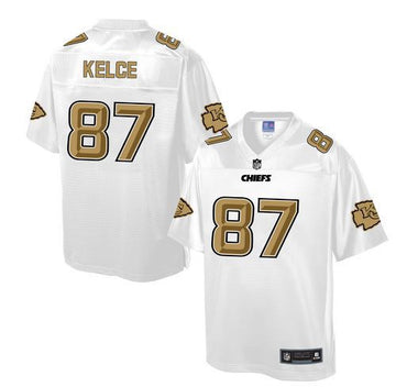 Travis Kelce Kansas City Chiefs white Pro Line jersey