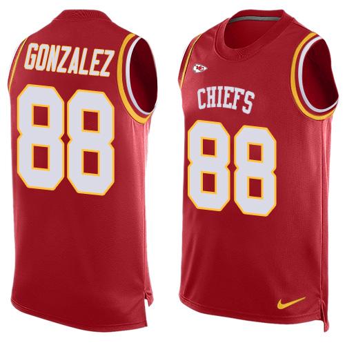 Tony Gonzalez Kansas City Chiefs red jersey