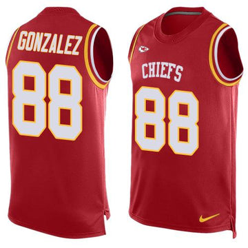 Tony Gonzalez Kansas City Chiefs red jersey