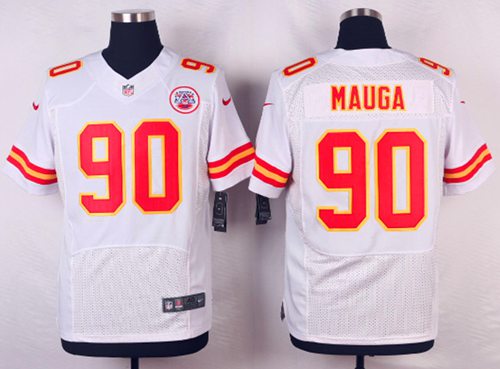 Josh Mauga Kansas City Chiefs white Elite jersey