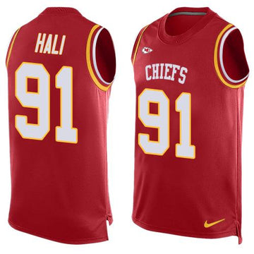Tamba Hali Kansas City Chiefs red jersey