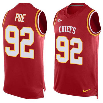 Dontari Poe Kansas City Chiefs red jersey