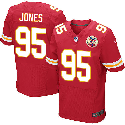 Chris Jones Kansas City Chiefs red Elite jersey