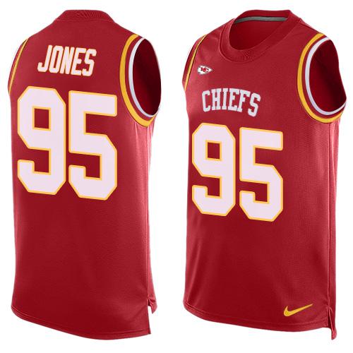 Chris Jones Kansas City Chiefs red jersey