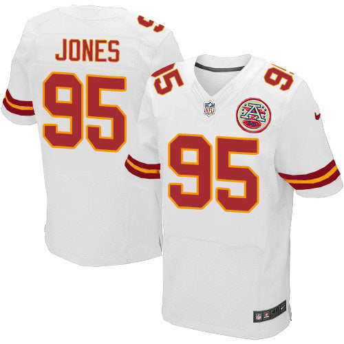 Chris Jones Kansas City Chiefs white Elite jersey