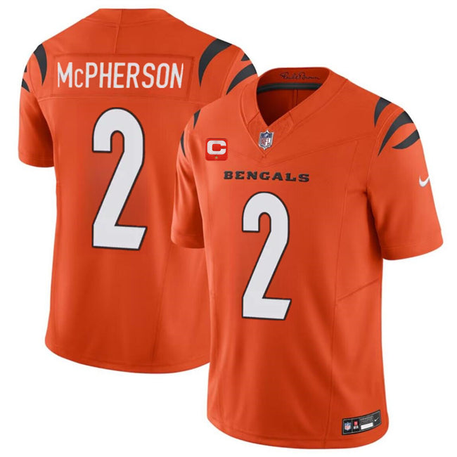 Evan McPherson Cincinnati Bengals orange jersey