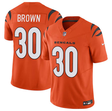 Chase Brown Cincinnati Bengals orange jersey