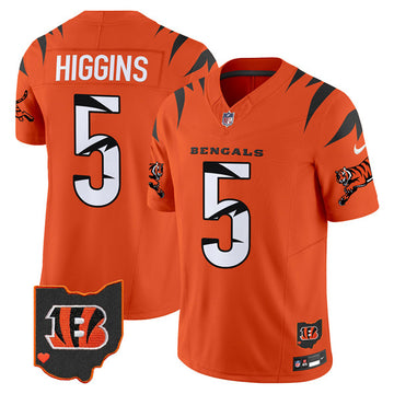 Tee Higgins Cincinnati Bengals orange jersey