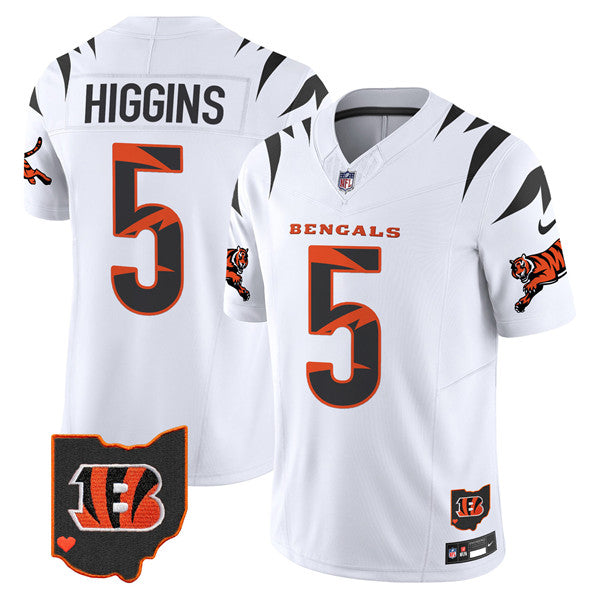Tee Higgins Cincinnati Bengals white jersey