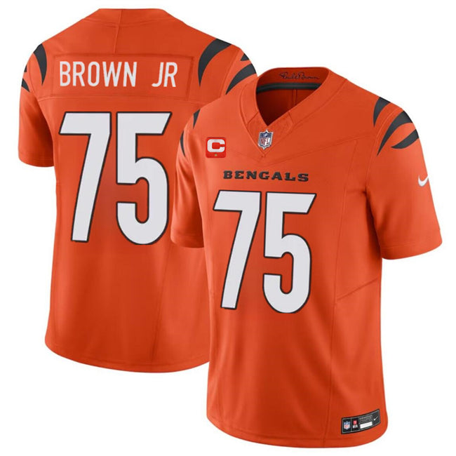 Orlando Brown Cincinnati Bengals orange jersey