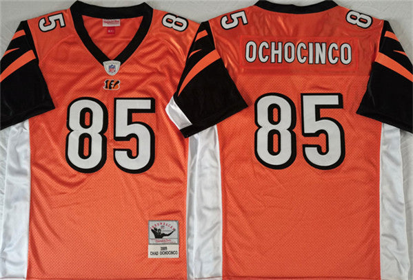 Chad Ochocinco Cincinnati Bengals orange Throwback jersey