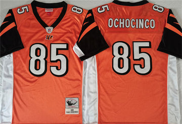 Chad Ochocinco Cincinnati Bengals orange Throwback jersey