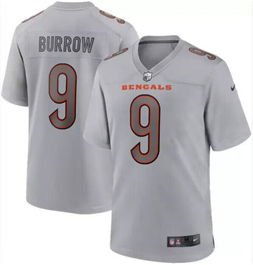 Joe Burrow Cincinnati Bengals gray Fashion jersey