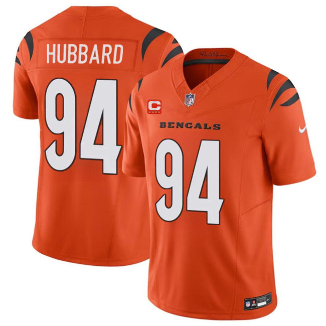Sam Hubbard Cincinnati Bengals orange jersey