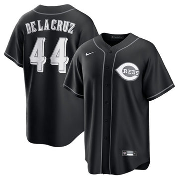Elly De La Cruz Cincinnati Reds black Lights Out jersey