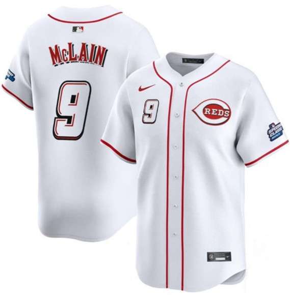Matt McLain Cincinnati Reds white Classic jersey