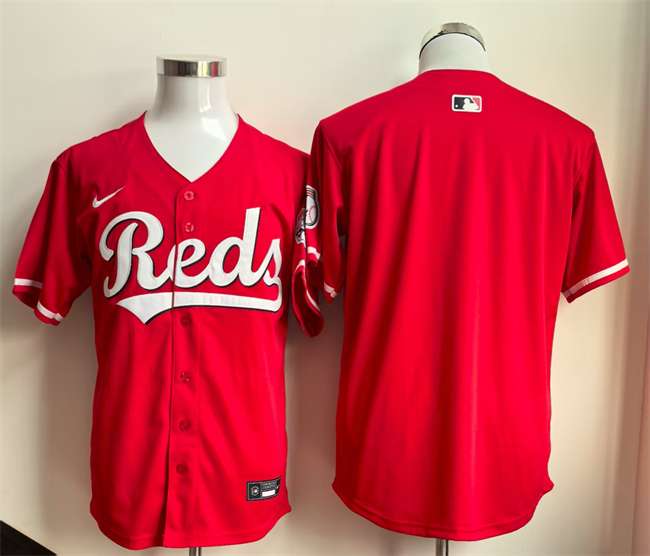 Custom Cincinnati Reds red jersey