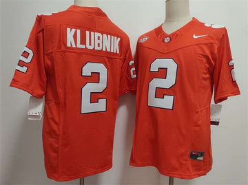 Cade Klubnik Clemson Tigers orange FUSE jersey