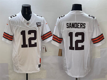 Shedeur Sanders Cleveland Browns white Home jersey