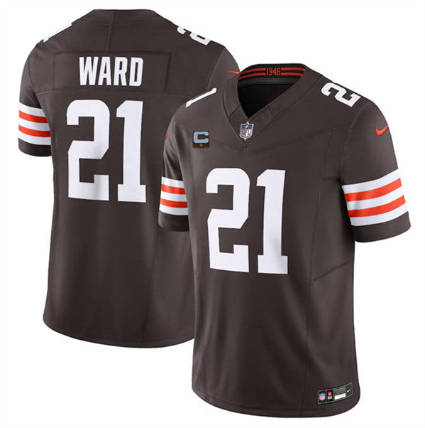 Denzel Ward Cleveland Browns brown jersey