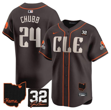Nick Chubb Cleveland Browns brown Home jersey