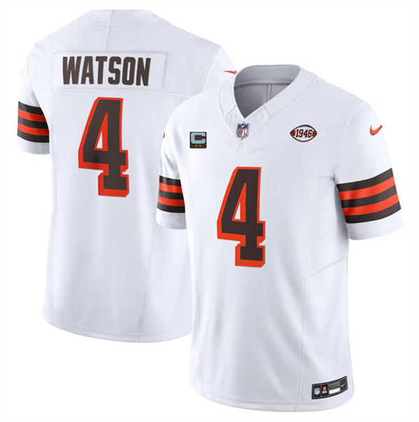 Deshaun Watson Cleveland Browns white jersey