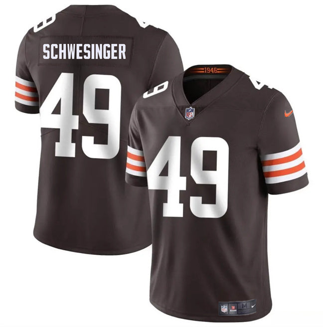 Carson Schwesinger Cleveland Browns brown jersey