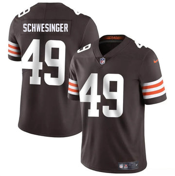 Carson Schwesinger Cleveland Browns brown jersey