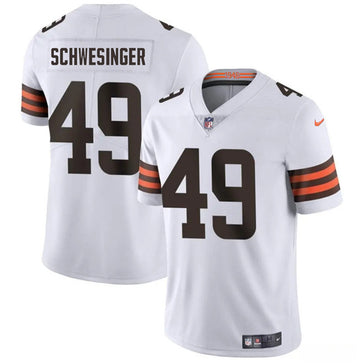 Carson Schwesinger Cleveland Browns white jersey
