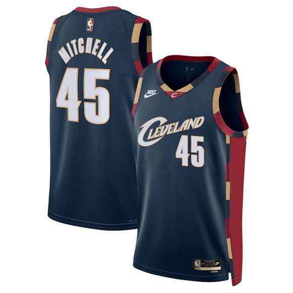Donovan Mitchell Donovan Mitchell Cleveland Cavaliers navy Classic jersey