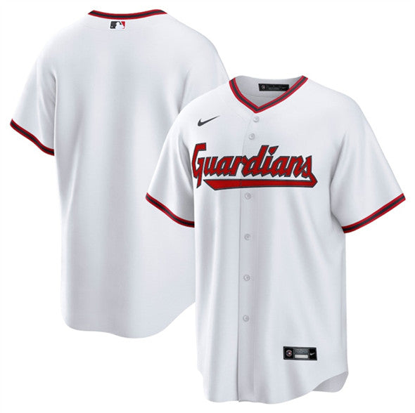 Custom Cleveland Guardians white jersey