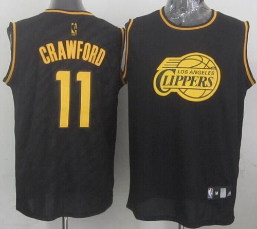 Jamal Crawford Los Angeles Clippers black Fashion jersey