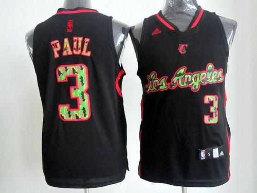 Chris Paul Los Angeles Clippers black Fashion jersey