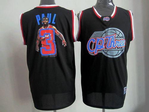Chris Paul Los Angeles Clippers black jersey