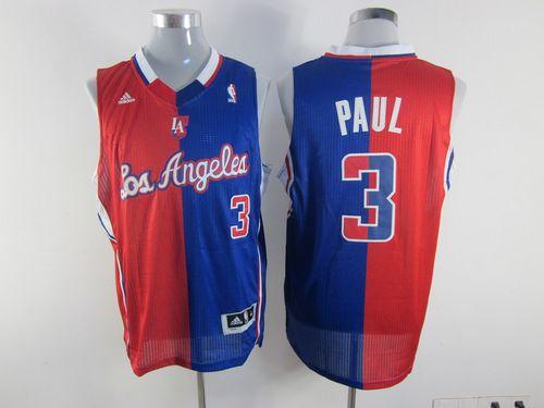 Chris Paul Los Angeles Clippers red-blue Fashion jersey