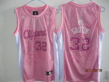 Blake Griffin Los Angeles Clippers pink Fashion jersey