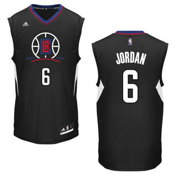 DeAndre Jordan Los Angeles Clippers black Alternate jersey