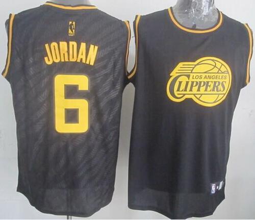 DeAndre Jordan Los Angeles Clippers black Fashion jersey