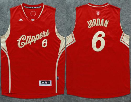 DeAndre Jordan Los Angeles Clippers red jersey