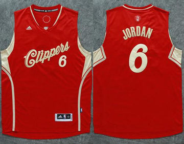 DeAndre Jordan Los Angeles Clippers red jersey