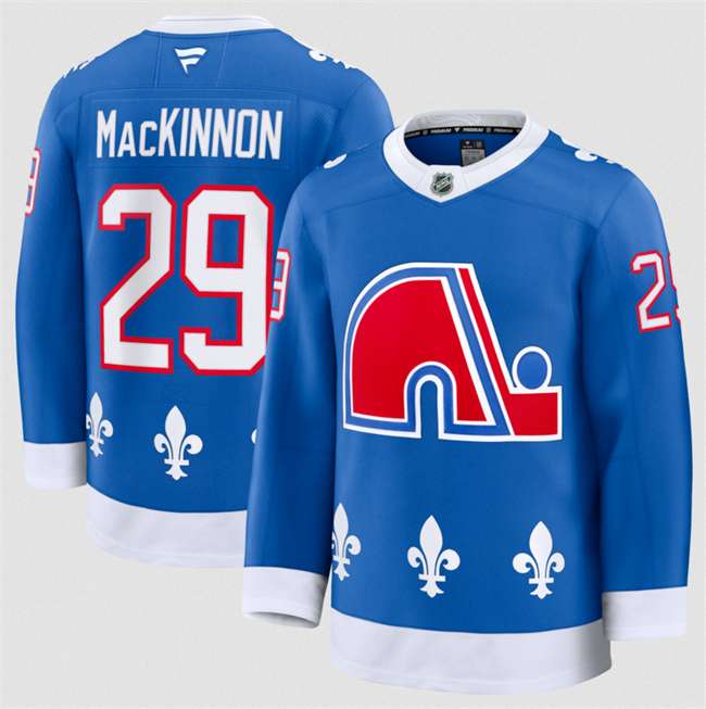 Nathan MacKinnon Colorado Avalanche blue Alternate jersey
