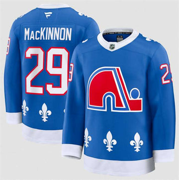Nathan MacKinnon Colorado Avalanche blue Alternate jersey