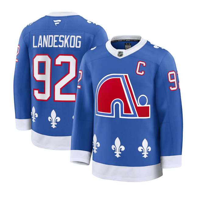 Gabriel Landeskog Colorado Avalanche blue Alternate jersey
