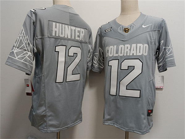 Travis Hunter Colorado Buffaloes gray jersey