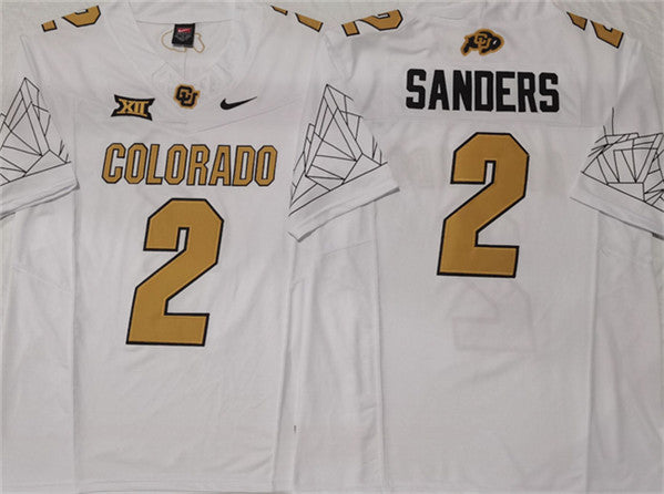 Shedeur Sanders Colorado Buffaloes white jersey