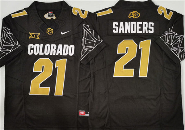 Shilo Sanders Colorado Buffaloes black jersey