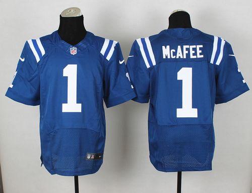 Pat McAfee Indianapolis Colts royal Elite jersey