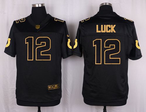 Andrew Luck Indianapolis Colts black Gold Collection jersey