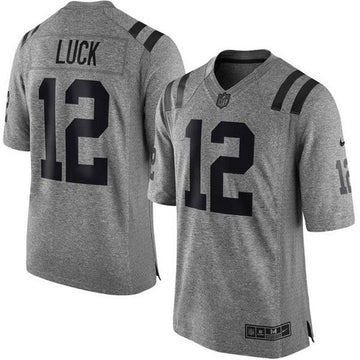 Andrew Luck Indianapolis Colts gray jersey