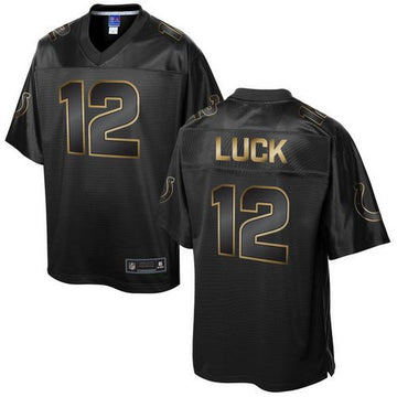Andrew Luck Indianapolis Colts black Gold Collection jersey